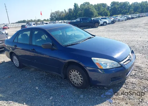 2007 Honda Accord 2.4 Vp из США, поврежденный, VIN 1HGCM56137A021820